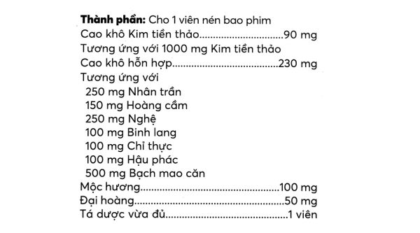 Bài Thạch Danapha điều trị sỏi thận, sỏi mật lọ 45 viên