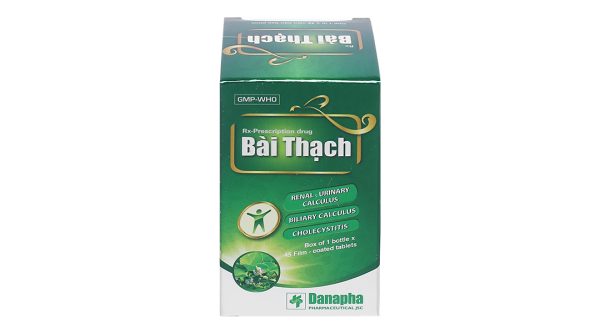 Bài Thạch Danapha điều trị sỏi thận, sỏi mật lọ 45 viên