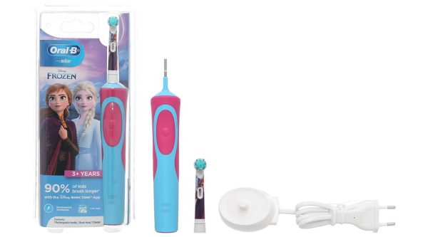 Bàn chải điện trẻ em Oral-B Vitality D12 Stages Power Frozen