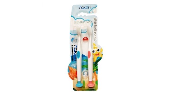 Bàn chải đánh răng trẻ em Nakori Okamura sợi chỉ tơ vỉ 2 cây