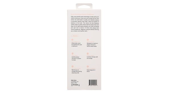 Bàn chải điện Halio Sonic SmartClean - Coral