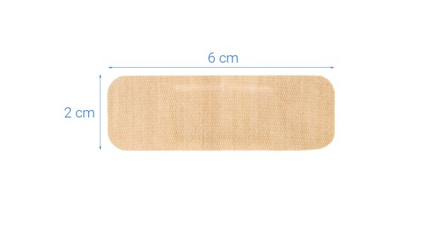 Băng cá nhân vải Urgo Durable (2 x 6cm) hộp 102 miếng