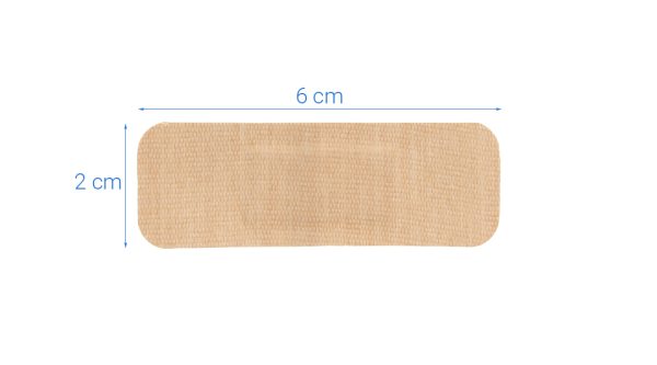 Băng cá nhân vải Urgo Durable (2 x 6cm) hộp 20 miếng