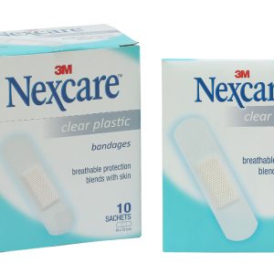 Băng cá nhân trong suốt Nexcare Clear Plastic (19 x 72mm) hộp 100 miếng