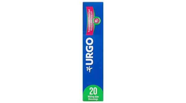 Băng cá nhân trong suốt Urgo Transparent Assorted hộp 20 miếng