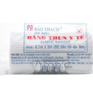 Băng thun y tế 3 móc Bảo Thạch (0.1m x 3m)