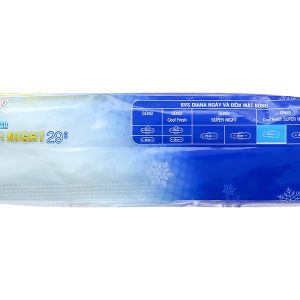 Băng vệ sinh ban đêm Diana Sensi Cool Fresh có cánh gói 4 miếng