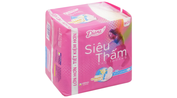 Băng vệ sinh Diana siêu thấm siêu mỏng cánh gói 20 miếng