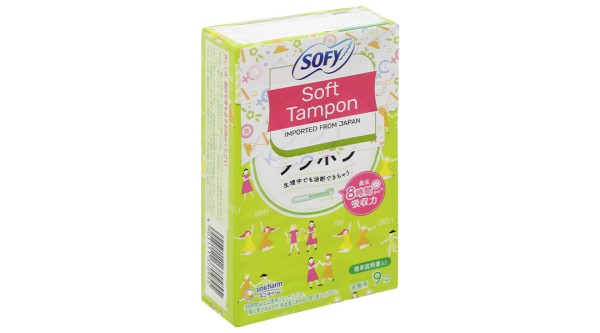 Băng vệ sinh Sofy Soft Tampon siêu thấm gói 9 miếng