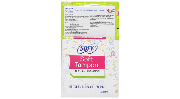 Băng vệ sinh Sofy Soft Tampon siêu thấm gói 9 miếng