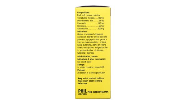 Banitase trị đầy hơi, khó tiêu (20 vỉ x 5 viên)