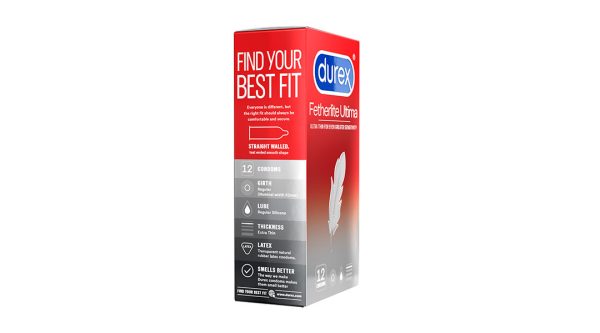 Bao cao su Durex Fetherlite Ultima siêu mỏng 52mm hộp 12 cái