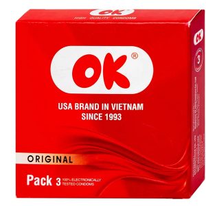 Bao cao su OK Original 49mm hộp 3 cái