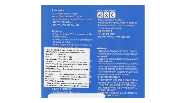 Bao đeo mắt cá chân Dr. Med DR-A090 size L