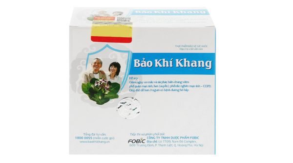 Bảo Khí Khang hỗ trợ các bệnh đường hô hấp hộp 120 viên