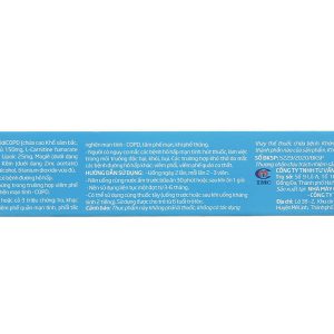 Bảo Khí Khang hỗ trợ các bệnh đường hô hấp hộp 20 viên