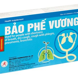 Bảo Phế Vương hỗ trợ thanh phế, giảm đờm, giảm ho hộp 20 viên