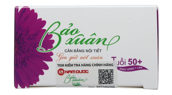 Bảo Xuân tuổi 50+ giúp cân bằng nội tiết tố nữ hộp 30 viên