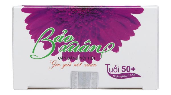Bảo Xuân tuổi 50+ giúp cân bằng nội tiết tố nữ hộp 30 viên