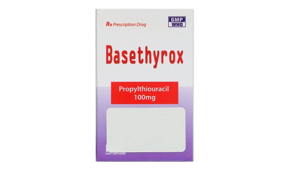 Basethyrox 100mg trị tăng năng tuyến giáp lọ 100 viên