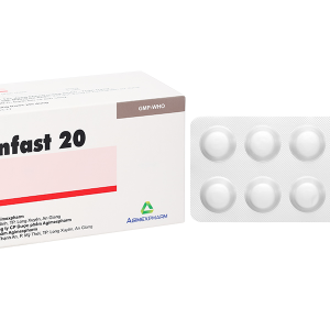 Bastinfast 20 trị triệu chứng viêm mũi dị ứng, ngứa da, mày đay (10 vỉ x 10 viên)