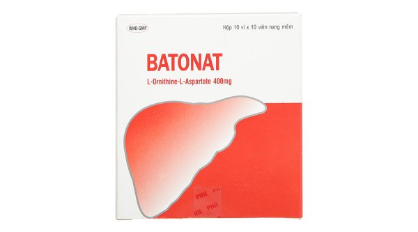 Batonat 400mg hỗ trợ trị các bệnh lý về gan (10 vỉ x 10 viên)