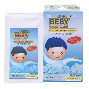 Miếng dán hạ sốt Béby Cooling Plaster cho bé (8 gói x 2 miếng)