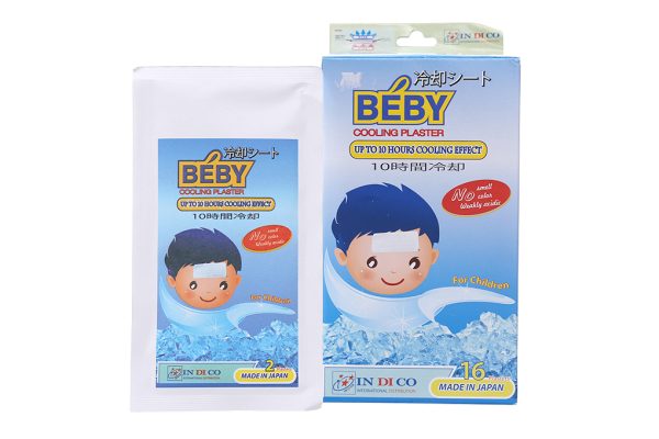 Miếng dán hạ sốt Béby Cooling Plaster cho bé (8 gói x 2 miếng)