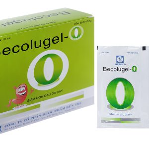 Hỗn dịch uống Becolugel-O giảm đau do viêm loét dạ dày, tá tràng (20 gói x 10ml)