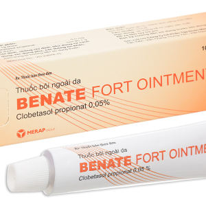 Thuốc mỡ bôi da Benate Fort Ointment 0,05% giảm viêm và ngứa da tuýp 10g