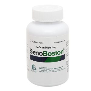 BenoBoston trị triệu chứng viêm mũi dị ứng, mày đay lọ 500 viên