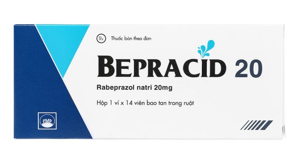 Bepracid 20 trị trào ngược dạ dày - thực quản (1 vỉ x 14 viên)