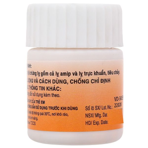 Berberal 10mg trị lỵ gồm lỵ amid và lỵ trực khuẩn, tiêu chảy chai 120 viên