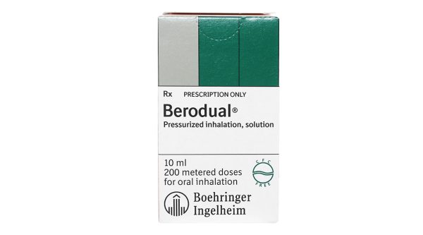 Dung dịch xịt khí dung Berodual trị tắc nghẽn phổi mãn tính chai 200 liều xịt
