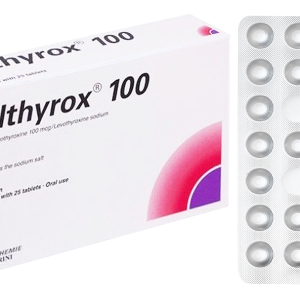 Berlthyrox 100 trị bệnh lý tuyến giáp (4 vỉ x 25 viên)