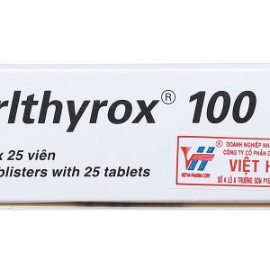 Berlthyrox 100 trị bệnh lý tuyến giáp (4 vỉ x 25 viên)