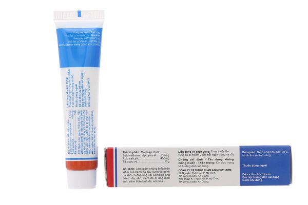 Thuốc mỡ Besalicyd trị viêm da tuýp 15g