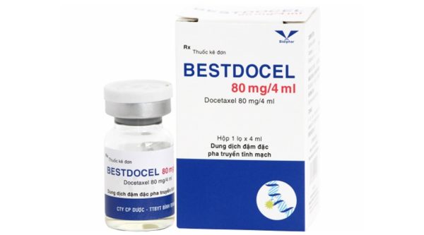 Dung dịch pha truyền Bestdocel 80mg/4ml điều trị ung thư vú, phổi chai 4ml