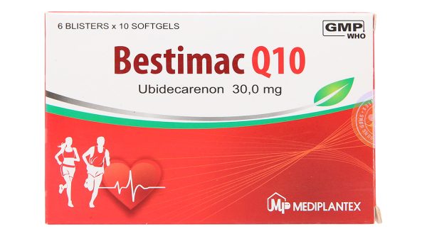 Bestimac Q10 30mg hỗ trợ điều trị tăng Cholesterol (6 vỉ x 10 viên)