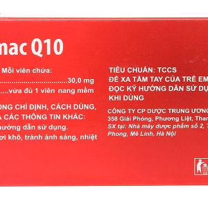 Bestimac Q10 30mg hỗ trợ điều trị tăng Cholesterol (6 vỉ x 10 viên)