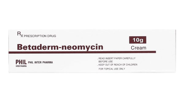 Kem bôi Betaderm-neomycin trị viêm da do dị ứng, do nhiễm trùng tuýp 10g