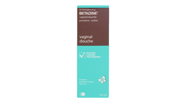 Dung dịch Betadine Vaginal Douche 10% hỗ trợ trị nhiễm khuẩn âm đạo chai 125ml