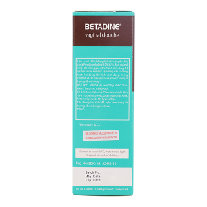 Dung dịch Betadine Vaginal Douche 10% hỗ trợ trị nhiễm khuẩn âm đạo chai 125ml