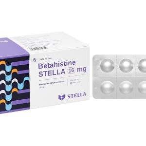 Betahistine Stella 16mg điều trị hội chứng Meniere, chóng mặt, ù tai (10 vỉ x 10 viên)