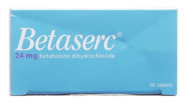 Betaserc 24mg trị ù tai, chóng mặt tiền đình (5 vỉ x 10 viên)