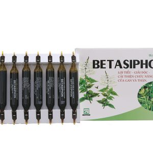 Dung dịch uống Betasiphon hỗ trợ trị bệnh lý gan mật, tiêu hóa (18 ống x 5ml)