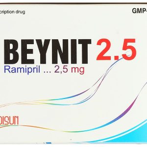Beynit 2.5 điều trị tăng huyết áp, suy tim sung huyết (10 vỉ x 10 viên)