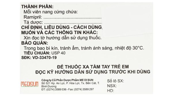 Beynit 2.5 điều trị tăng huyết áp, suy tim sung huyết (10 vỉ x 10 viên)