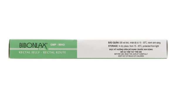 Gel bơm trực tràng Bibonlax Baby trị táo bón (10 tuýp x 5g)