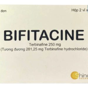 Bifitacine 250mg điều trị nấm da, nấm móng (2 vỉ x 15 viên)